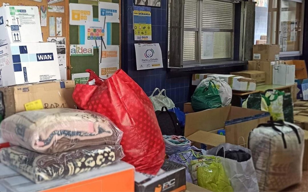 Gracias a la comunidad educativa por su ayuda a Ucrania