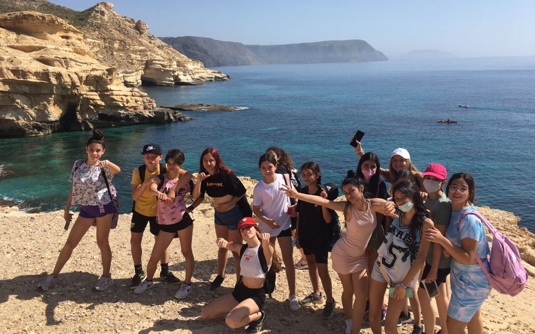 1º ESO realiza una ruta senderista en el Parque Natural Cabo de Gata-Níjar
